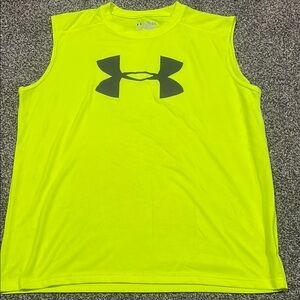 Under Armour Kids Neon Yellow Tank Top